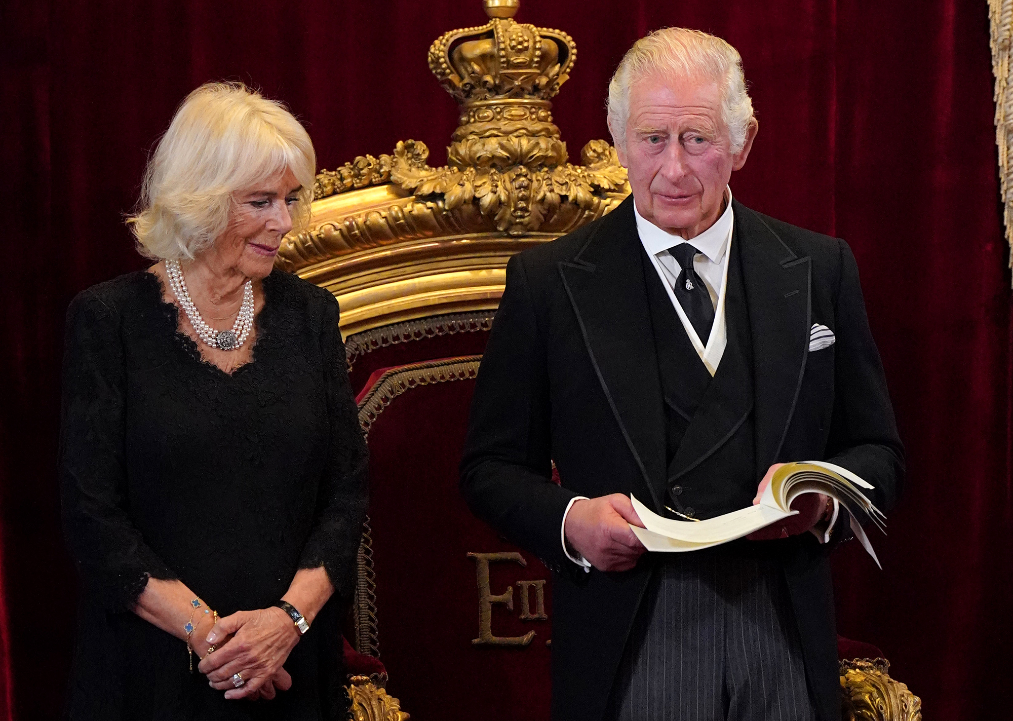 King Charles III's Ascension Ceremony: William, Camilla Attend | Us Weekly