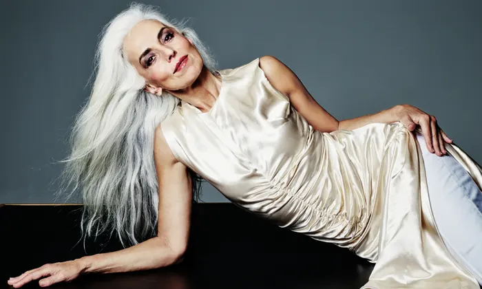 Yazemeenah is an Over Sixty model who is also a model grandmother.